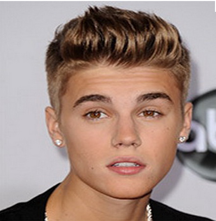 coiffure tendance Justin Bieber