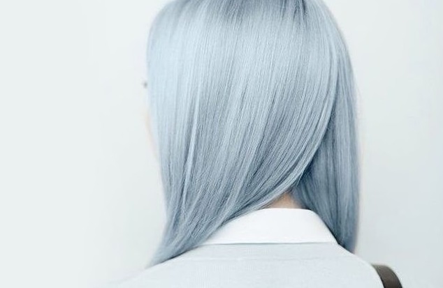 cheveux couleur jeans coiffure denim hair