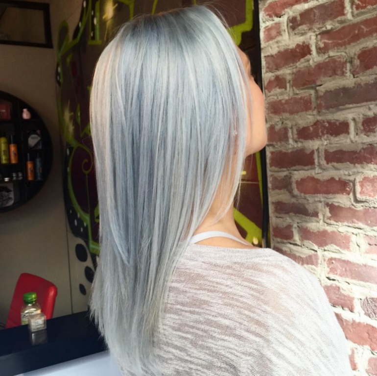 cheveux couleur jeans coiffure denim hair