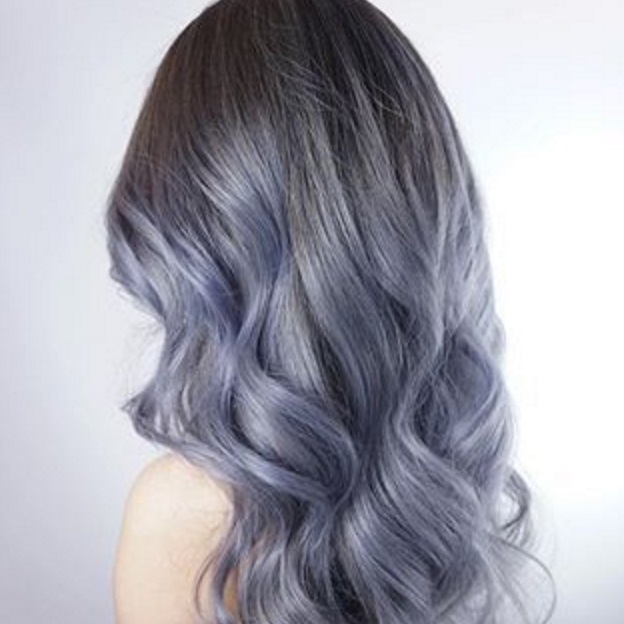 cheveux couleur jeans coiffure denim hair