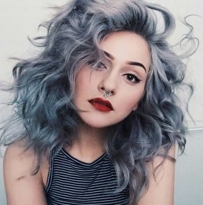 cheveux couleur jeans coiffure denim hair