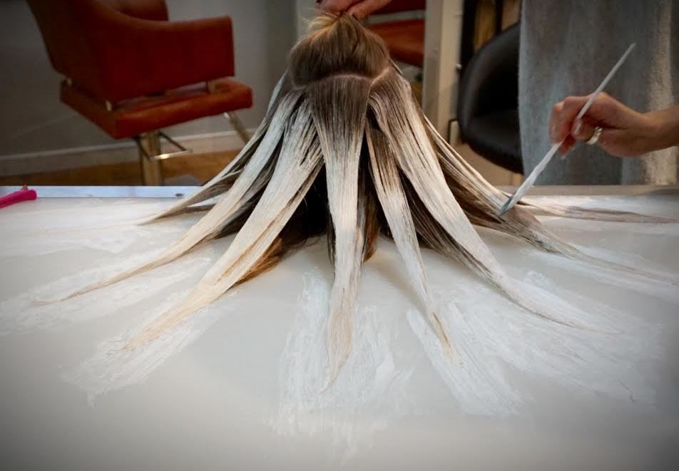 coiffure fluid hair painting