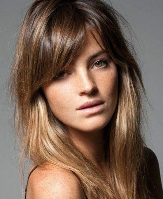35 modèles de coiffure avec frange. sur cheveux courts ou longs