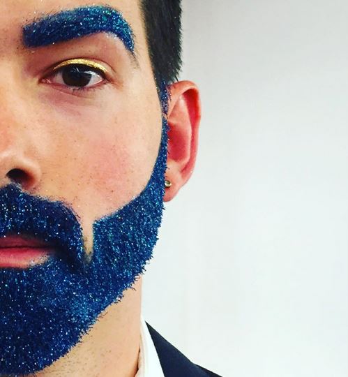 barbe a paillettes