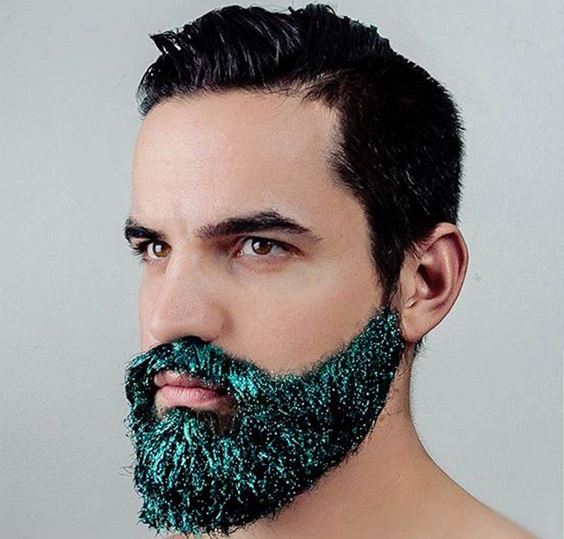 barbe a paillettes