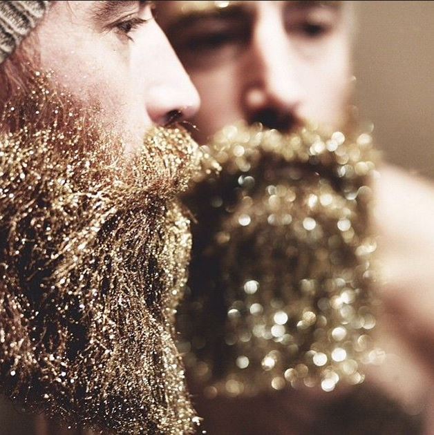 barbe a paillettes