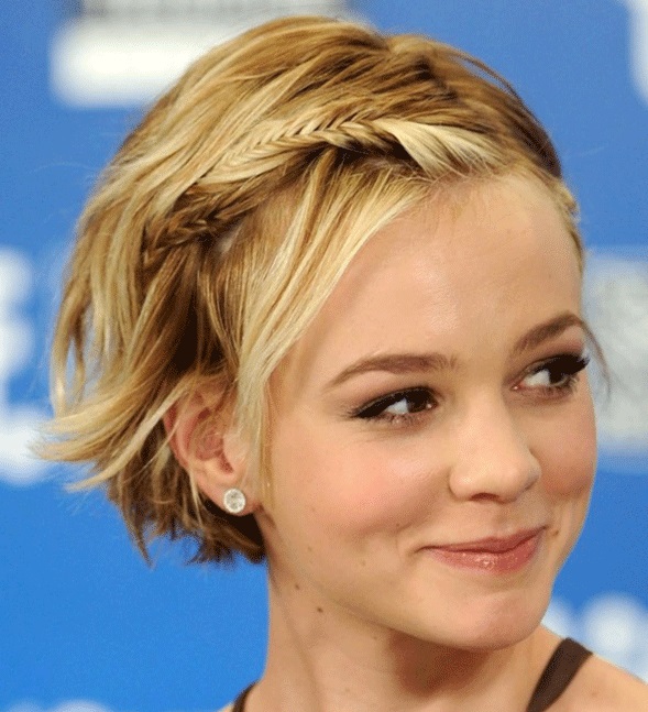 coiffure sur cheveux courts